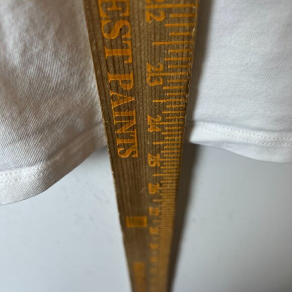 Karl Lagerfeld  Love From Paris T Shirt Womens White Medium M Fashion Designer - Picture 7 of 12